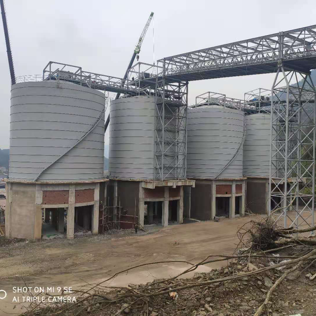 漳州3000吨骨料钢板库
